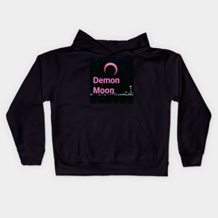 Demon Moon logo Kids Hoodie